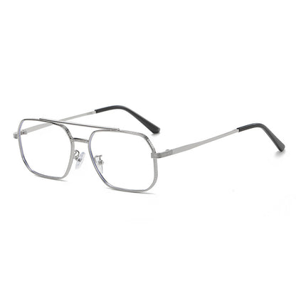 Retro Small Rectangle Metal Frame Sunglasses