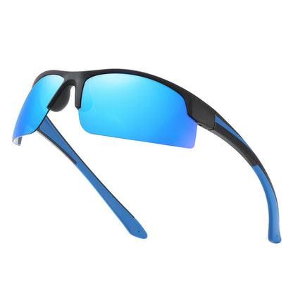 Lightweight Half Frame Sports Polarized Sunglasses