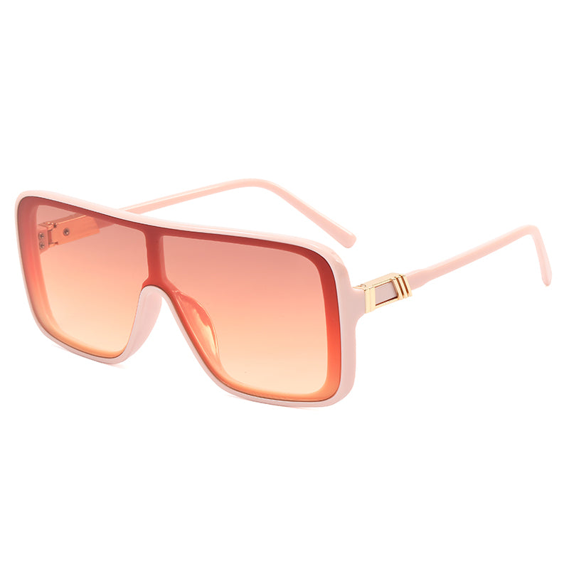 Flat Top Oversized Shades Sunglasses