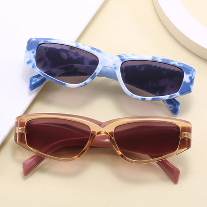 Retro Vintage Unisex Plastic Cheap Rectangle Sunglasses