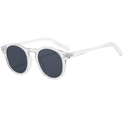 Retro uv400 Men Women Round Sunglasses