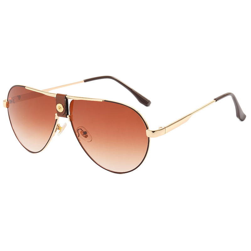 Square Metal Frame Outdoor Sunglasses