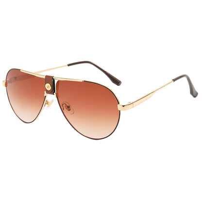 Square Metal Frame Outdoor Sunglasses