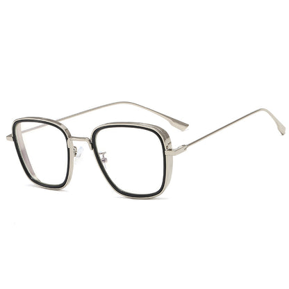 Fashion Men Square Metal Sunglasses