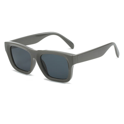 Rectangle Cat Eye Thick Frame sun glasses