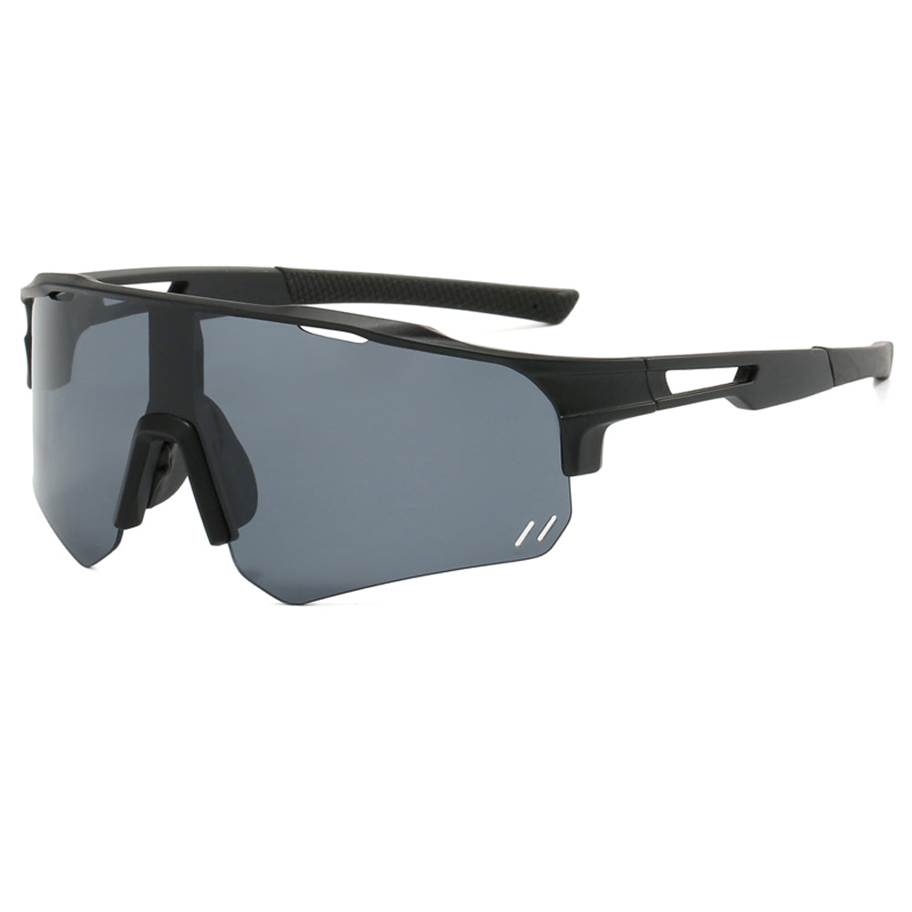 Flat Top Sports Outdoor Cycling Shield Goggle Mirror Sunglasses
