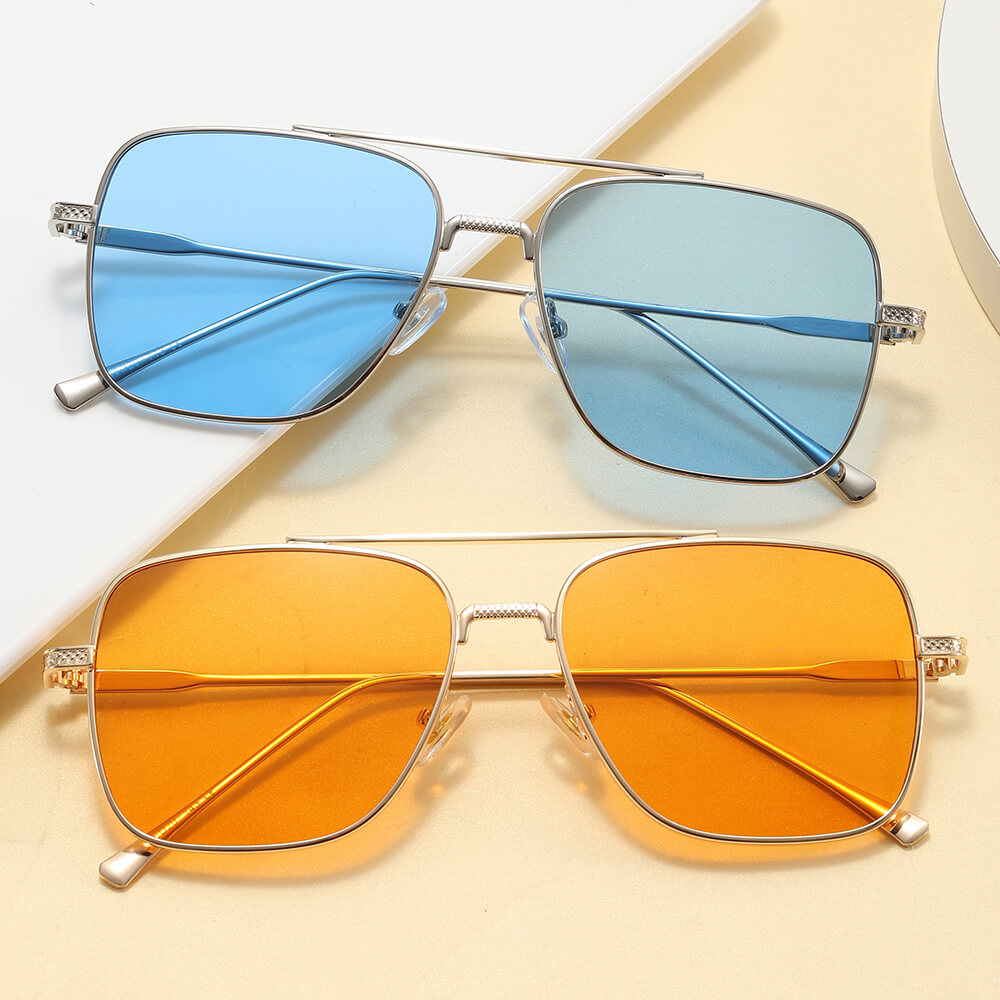 Square Metal Sunglasses