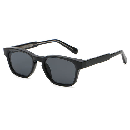 Classic Oversized Thick Square Reinforced Wire-Core Temples Sunglasses