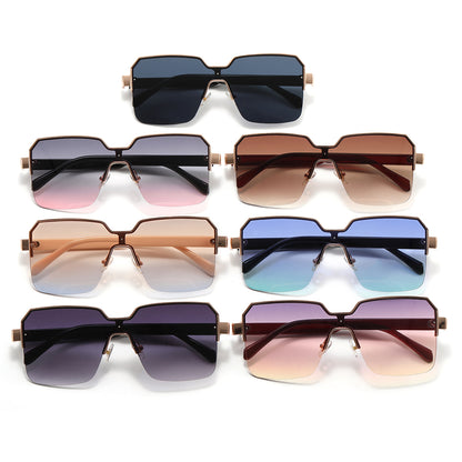 Square Metal Frame Men Sunglasses