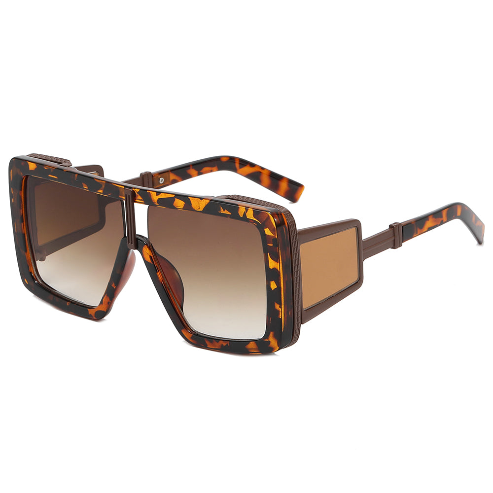 Flat Top Square Oversized Sunglasses