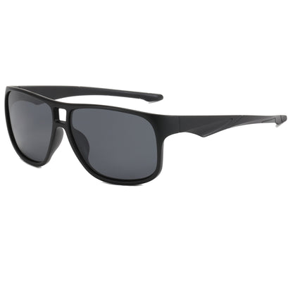 Flat Top Square Sports Goggles Outdoor Polarized Sunglasses