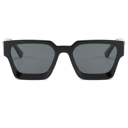 Classic Oversized Thick Square Reinforced Wire-Core Temples Sunglasses