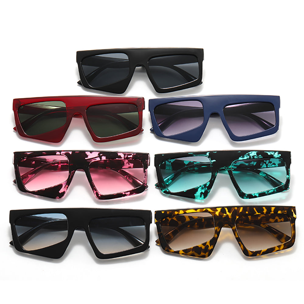 Flat Top Oversize Sunglasses