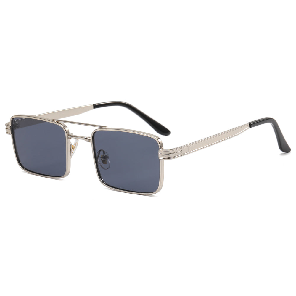 Small Rectangle Metal Frame Sunglasses