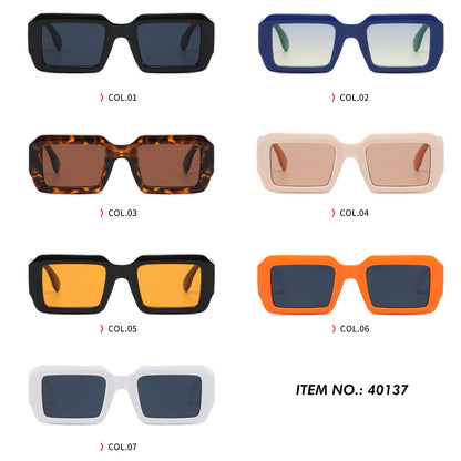 Chunky Rectangle Sunglasses