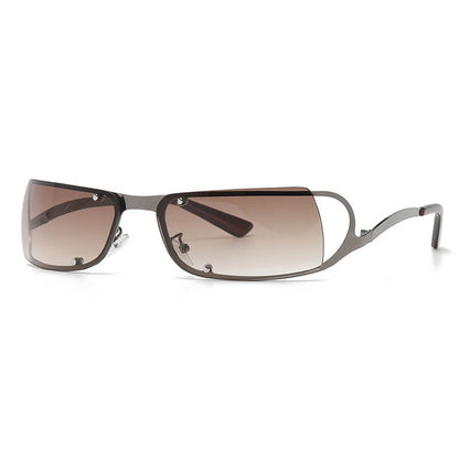 Small Rectangle Metal Frame Y2K Sunglasses