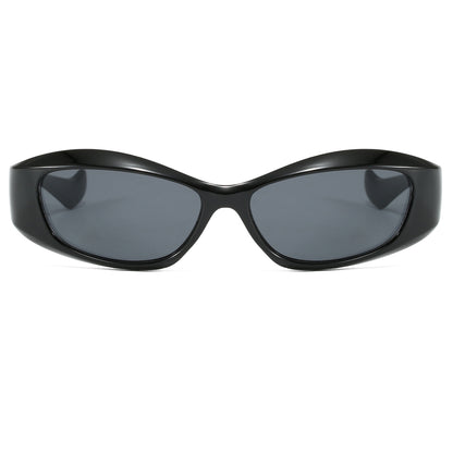 Retro Vintage Plastic Cheap Rectangle Sunglasses