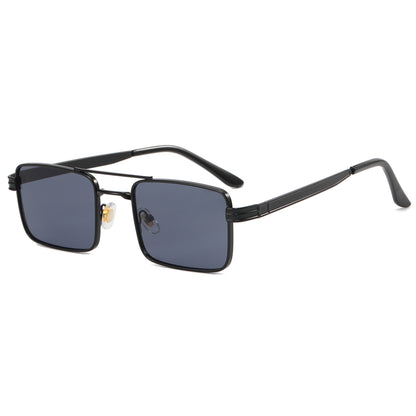 Small Rectangle Metal Frame Sunglasses