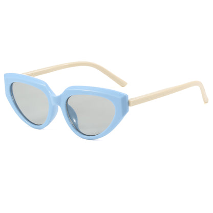 Retro Cat Eye Candy - Colored Women Small Triangle Sunglasses