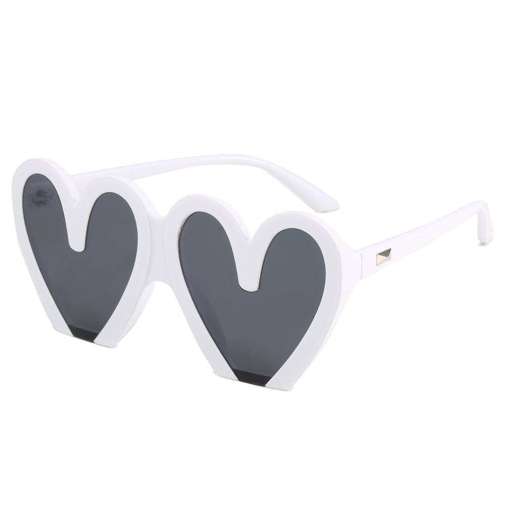Lovely Cute Heart Shaped Sunglasses