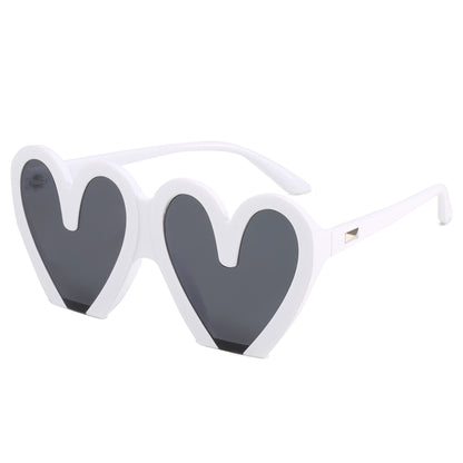 Lovely Cute Heart Shaped Sunglasses