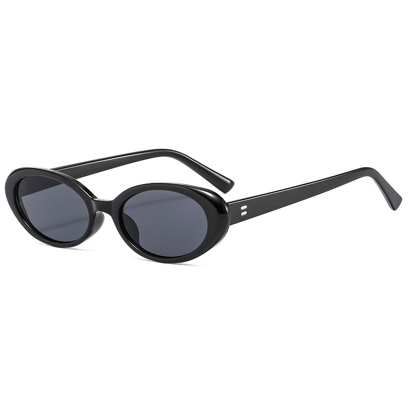 Plastic Small Oval Sunglasses