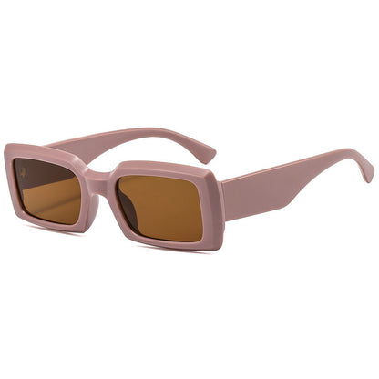 Rectangle Thick Frame Sunglasses