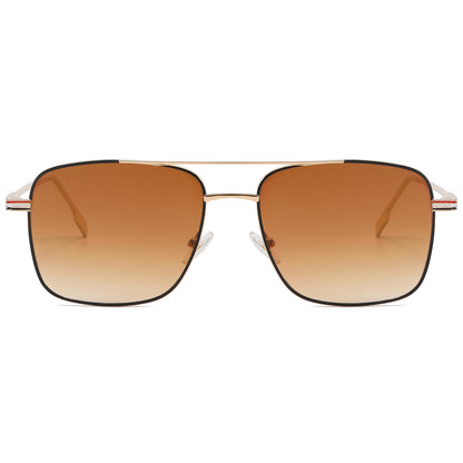 Fashion Metal Frame Gradient Shades Sunglasses