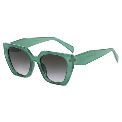 Polygon Oversized Square Cat Eye Sunglasses