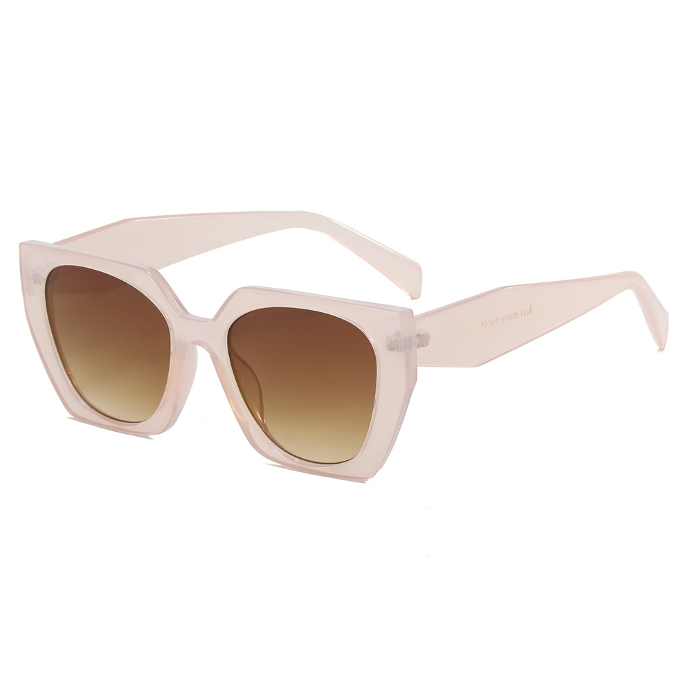 Polygon Oversized Square Cat Eye Sunglasses