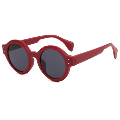 Retro Women Round Tinted Sunglasses