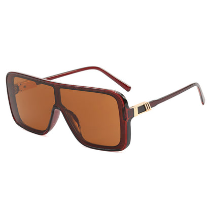 Flat Top Oversized Shades Sunglasses