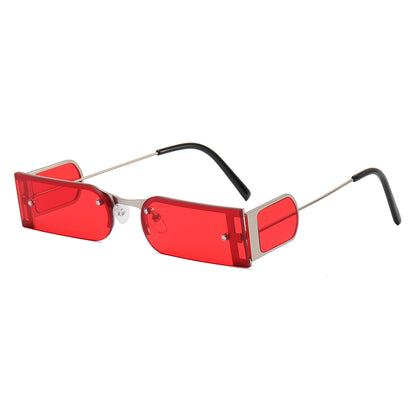 Small Rectangle Metal Frame Sunglasses