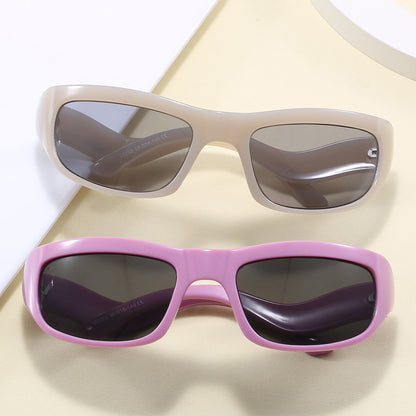 Rectangle Shades Sporty Y2K Sunglasses
