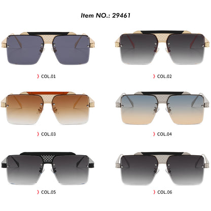 Flat Top Men Shades Big Frame Sunglasses