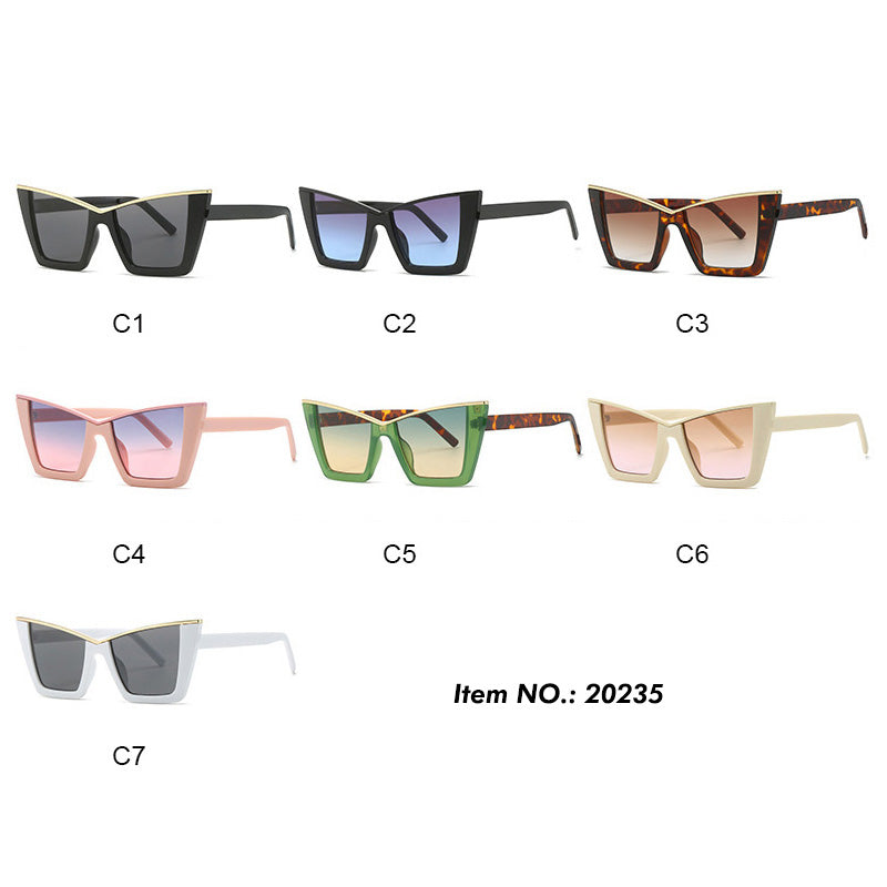 Oversized Women Cat Eye Sunglasses