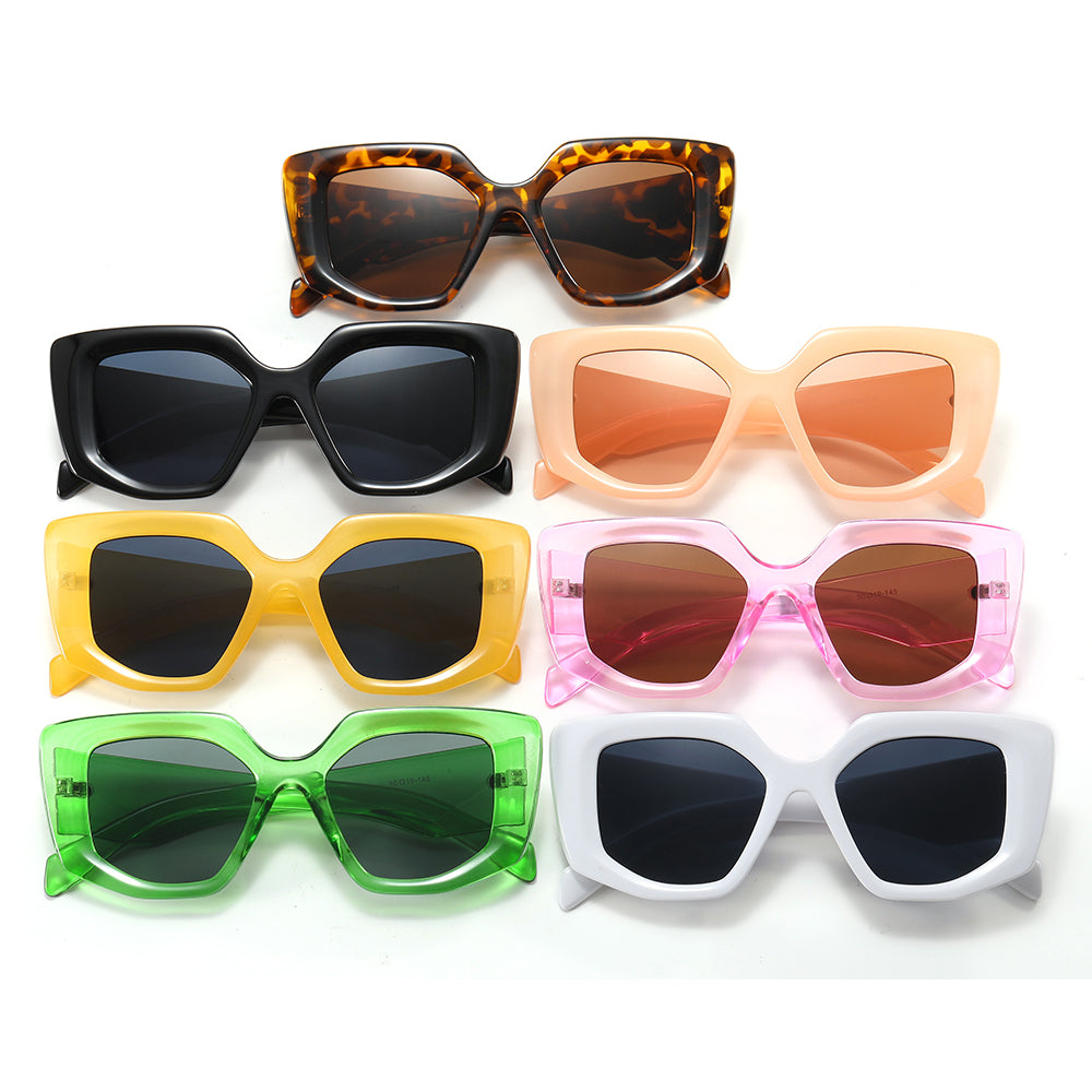 Oversized Square Cat Eye Shades Sunglasses
