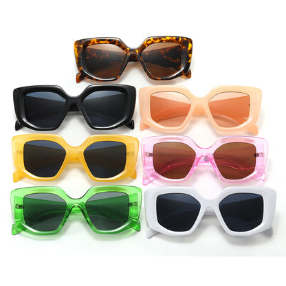 Oversized Square Cat Eye Shades Sunglasses