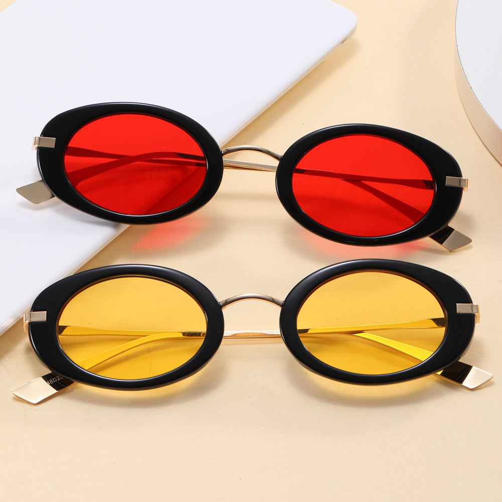 Retro Oval Sunglasses