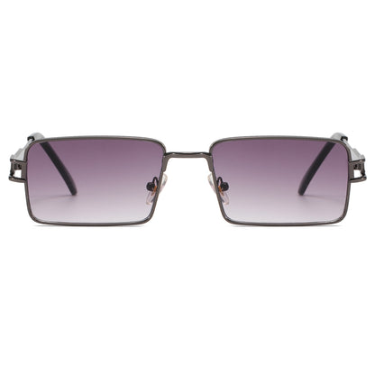 Small Rectangle Metal Frame Sunglasses