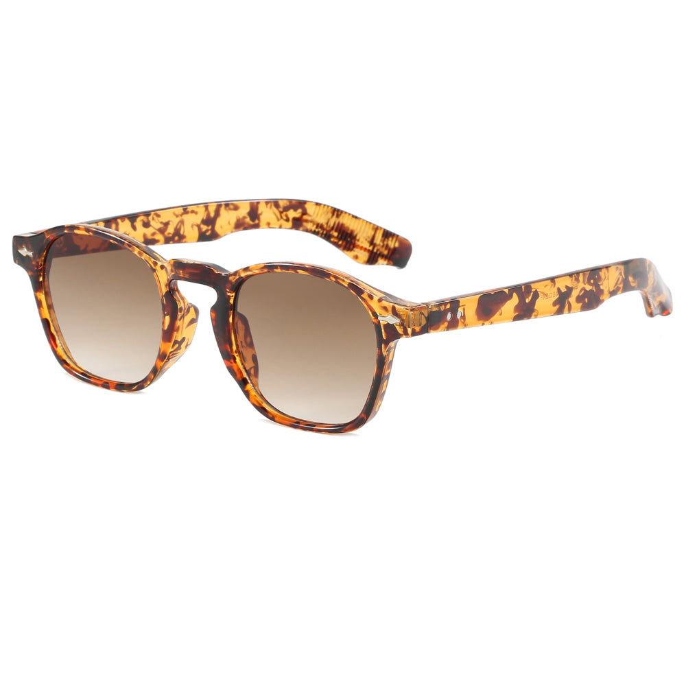 Trendy Classic Round Tinted Vacation Beach Sunglasses