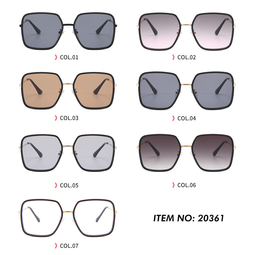 Metal Frame Men Shades Sunglasses