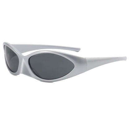 Y2K Retro Oval Shades Sunglasses