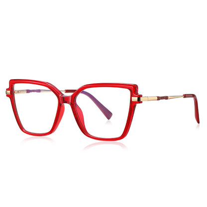 Elegant Women Eyeglasses Lady Cat Eye Blue Light Blocking Glasses