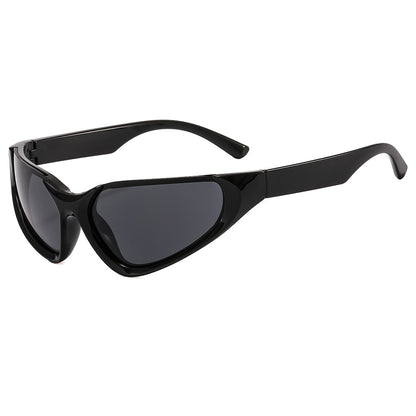 Y2K Futuro Punk Sports Cat Eye Sunglasses