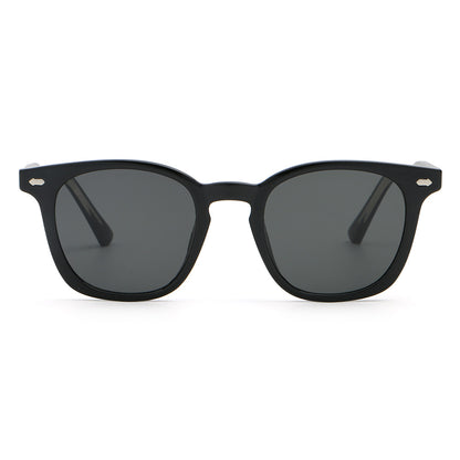 Retro Classic Round Reinforced Wire-Core Temples Sunglasses