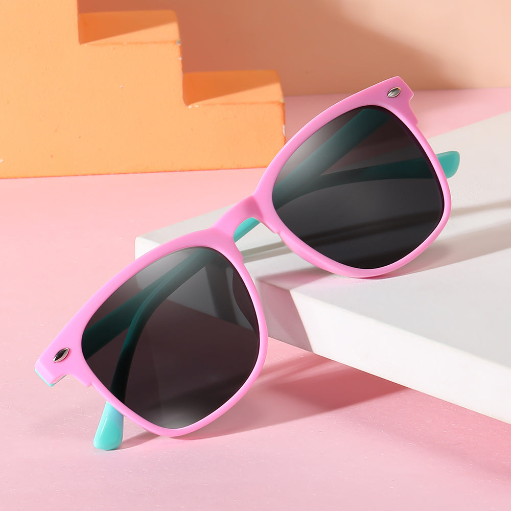 Boys Girls Square Polarized  Sunglasses for Teenagers