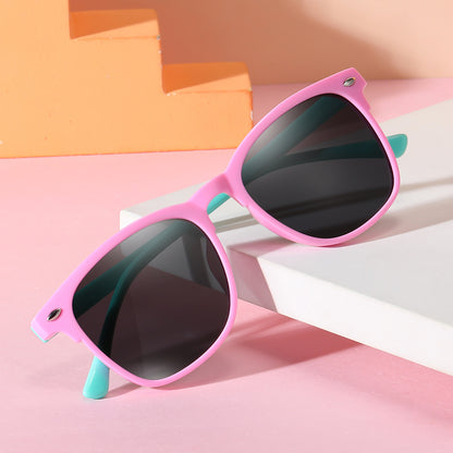 Boys Girls Square Polarized  Sunglasses for Teenagers