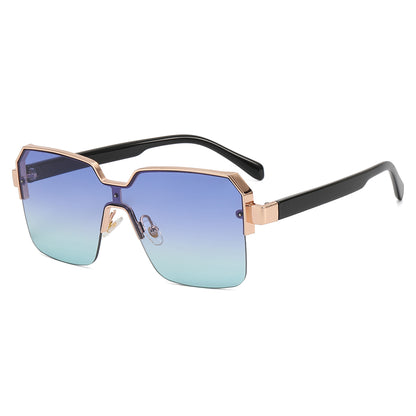 Square Metal Frame Men Sunglasses
