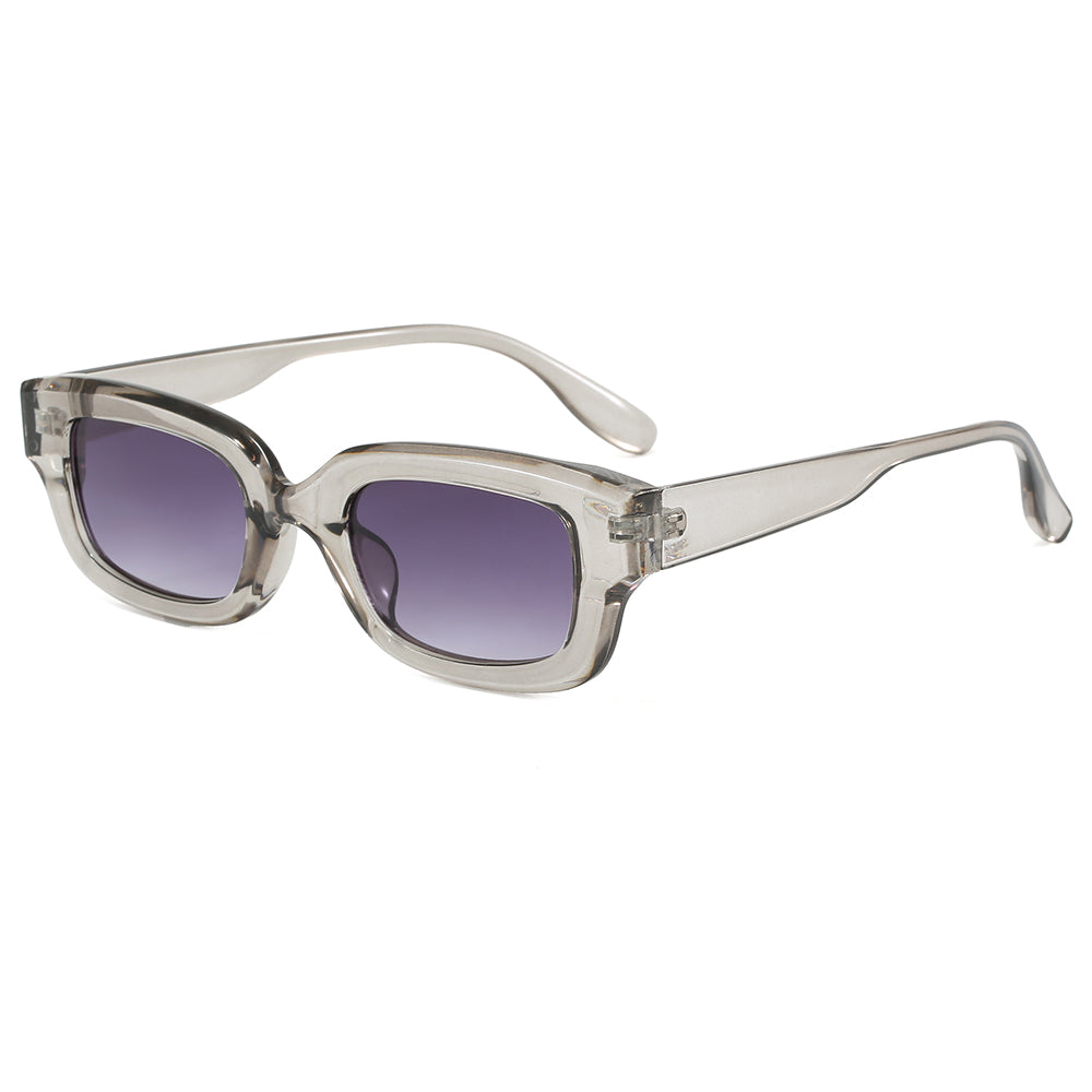 Classic Rectangular Thick Frame UV400 Sunglasses